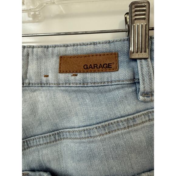 Garage Stretch Distressed Jeans Light Wash Size 00 - Picture 3 of 5